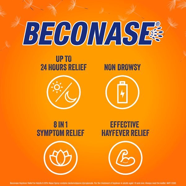 Beconase Allergy & Hayfever Relief Nasal Spray - 100 sprays