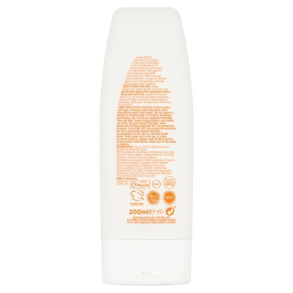 Solait Sensitive SPF50 200ml