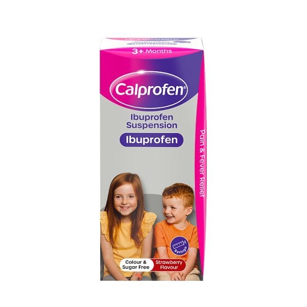 Calprofen Ibuprofen Suspension 3+ Months Sugar Free 200ml