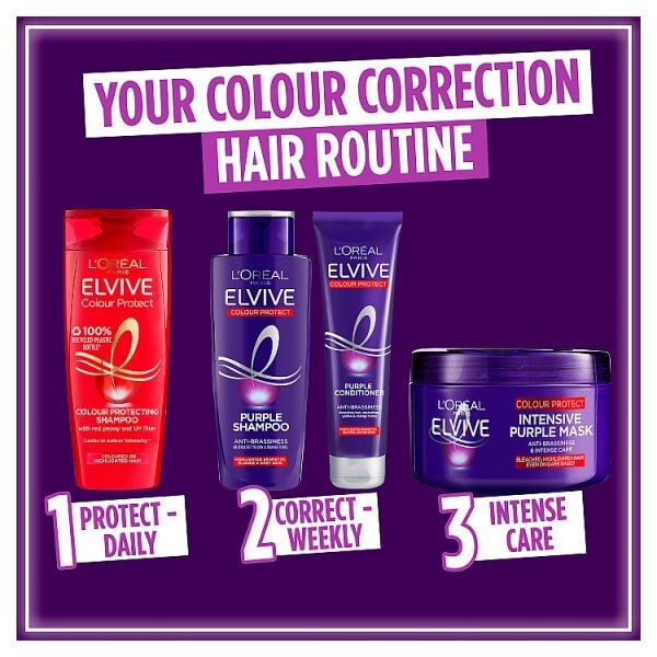 L'Oréal Paris Elvive Colour Protect Purple Conditioner 150ml