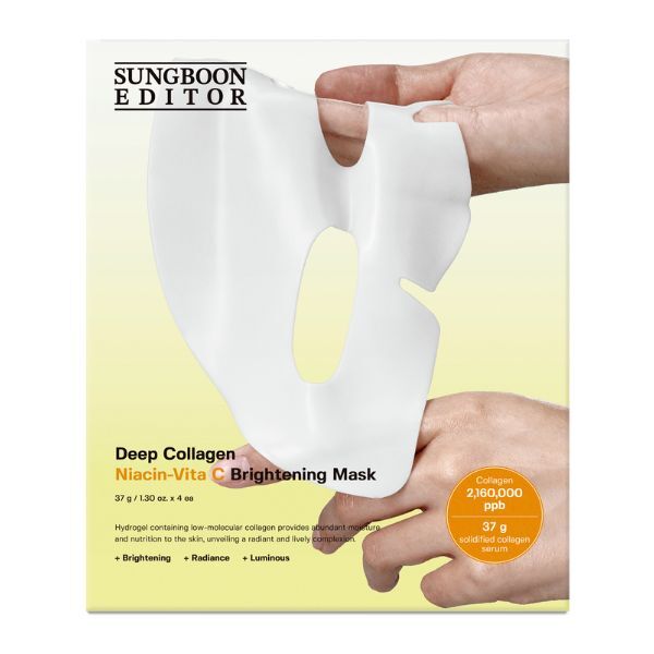 Sungboon Editor Deep Collagen Niacin Vita C Brightening Mask
