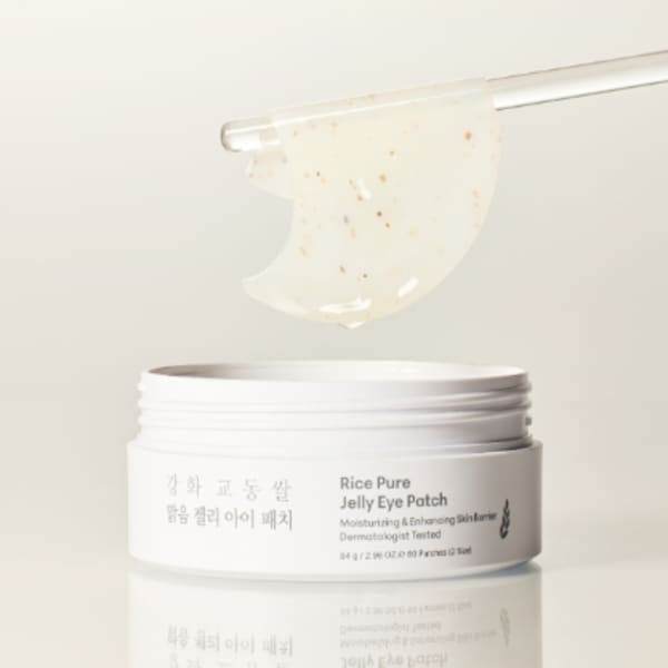 Thank You Farmer Rice Pure Jelly Hydrogel Brightening Eye Patches 60pc