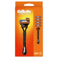 Gillette Fusion Handle + 4 Blades