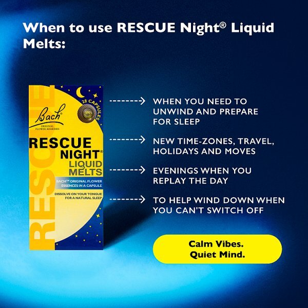 Bach Rescue Night Liquid Melts 28s