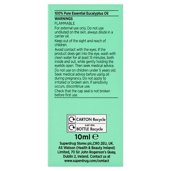 Superdrug Pure Eucalyptus Oil 10ml