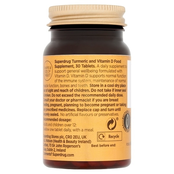 Superdrug Tumeric 1000mg 30s