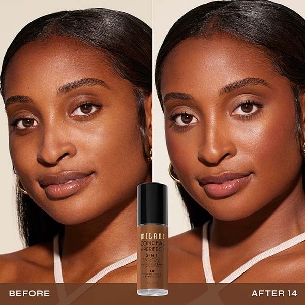 Conceal + Perfect 2 in 1 Foundation 14 Golden Toffee 30ml