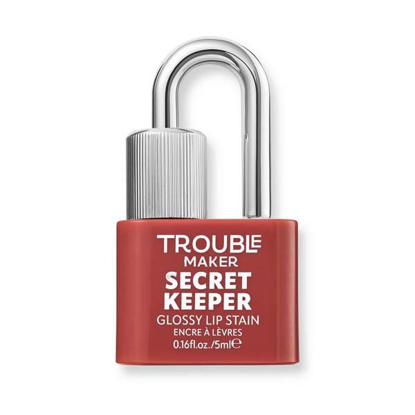 Trouble Maker Secret Keeper Lip Gloss Stain Shifty Biz Rose Nude