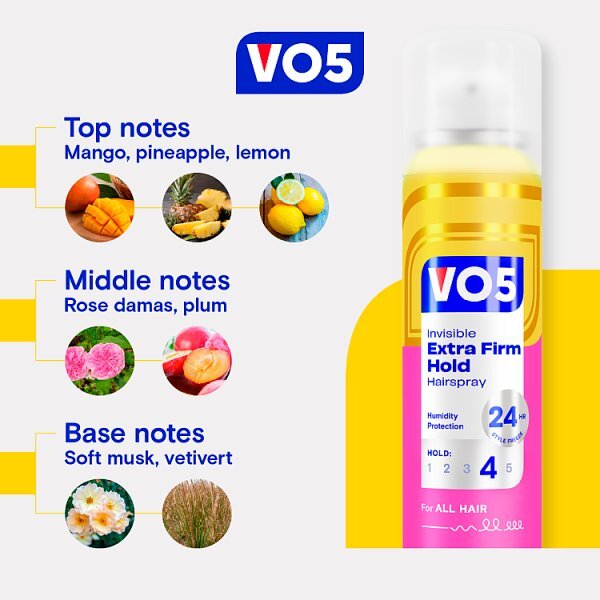 VO5 Extra Firm Hold Hairspray 400ml