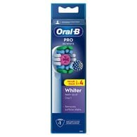 Oral-B Pro 3D White Toothbrush Heads, 4 Counts