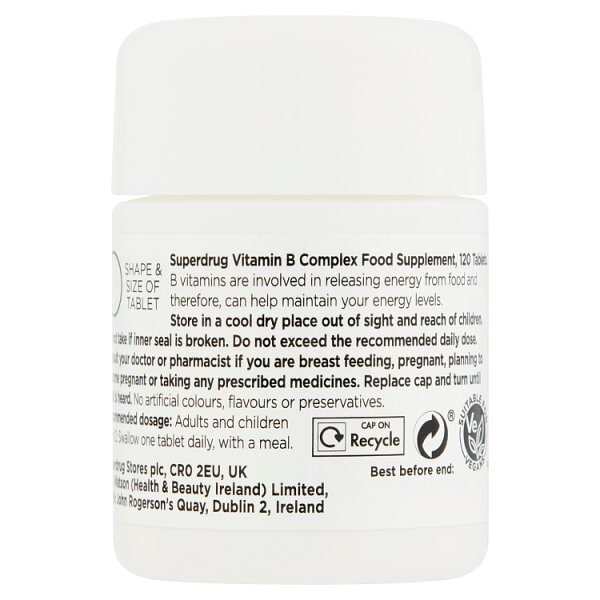 Superdrug Energy Vitamin B Complex x120