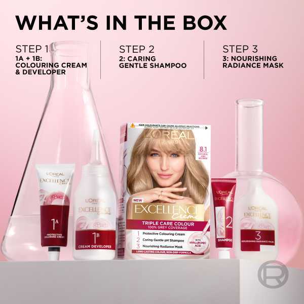 L'Oréal Excellence Crème 8.1 Natural Ash Blonde