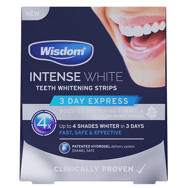 WISDOM INTENSE WHITE 3DAY EXPRESS STRIPS