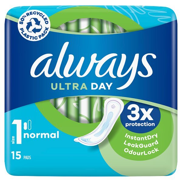 Always Ultra Sanitary Towels Normal Size 1 X15