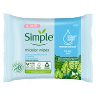 Simple Kind to Skin Micellar Biodegradable Wipes 20pc