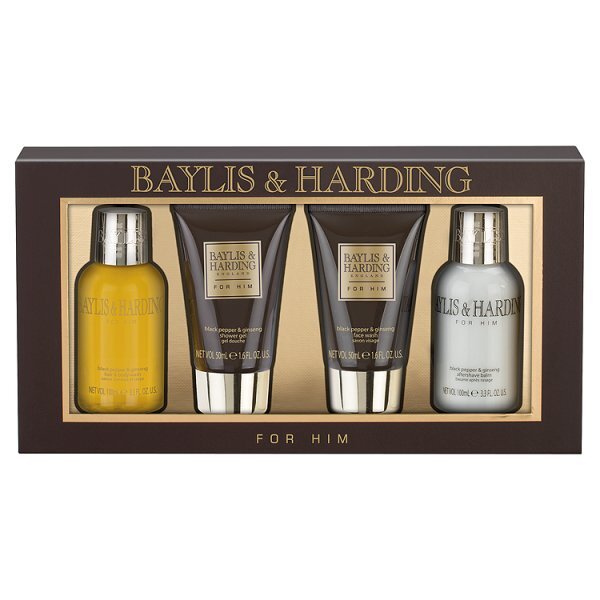 Baylis & Harding Black Pepper & Ginseng 4 Piece Box
