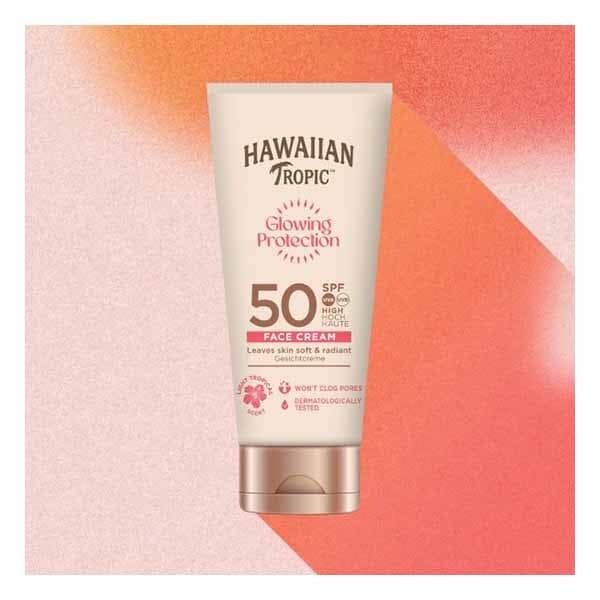 Hawaiian Tropic Glowing Protection Face Cream Spf 50