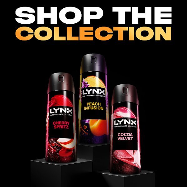 Lynx Fine Fragrance Collection Peach Infusion Premium Body Spray 150ml
