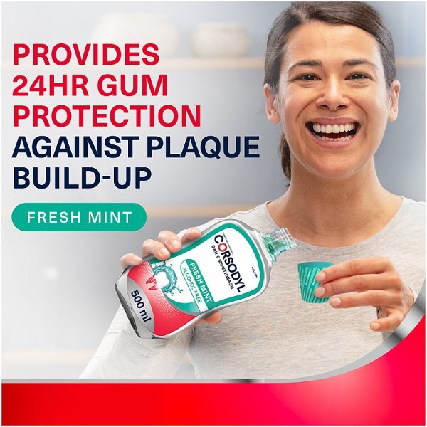 Corsodyl Daily Gum Care Mouthwash Fresh Mint 500ml