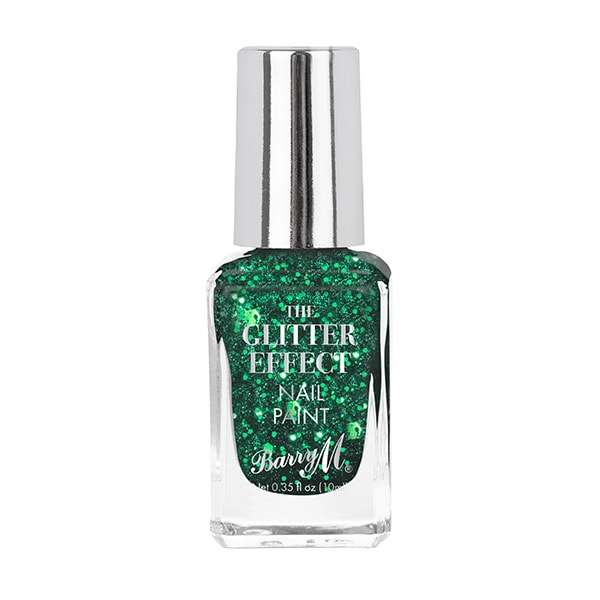 Barry M Glitter Effect Nail Paint - Good Time Green