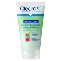 Clearasil Vitamins & Extracts Wash and Mask 150ml