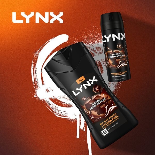 Lynx Bodywash Shower Gel Dark Temptation 225ml
