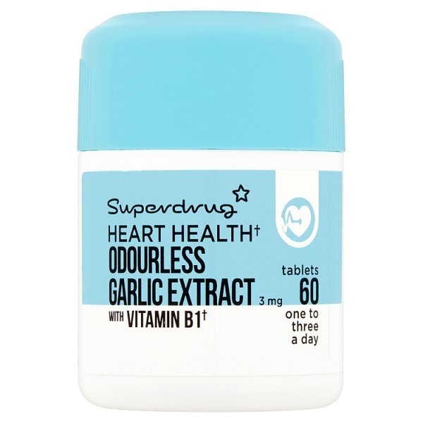 Superdrug Odourless Garlic Extract 3mg Tablets X 60