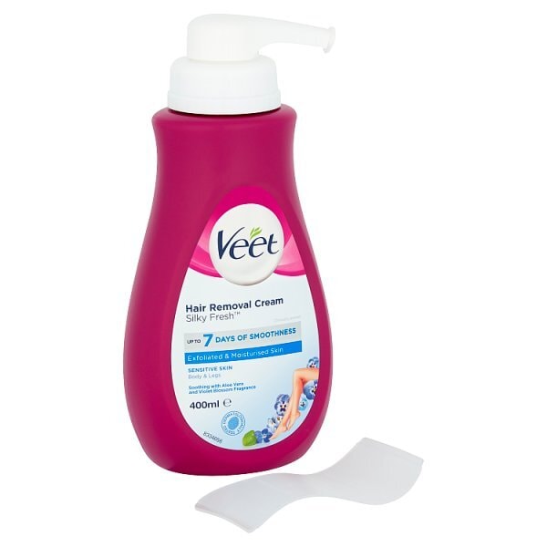 Veet Pure Hair Removal Cream Legs & Body Sensitive 400ml