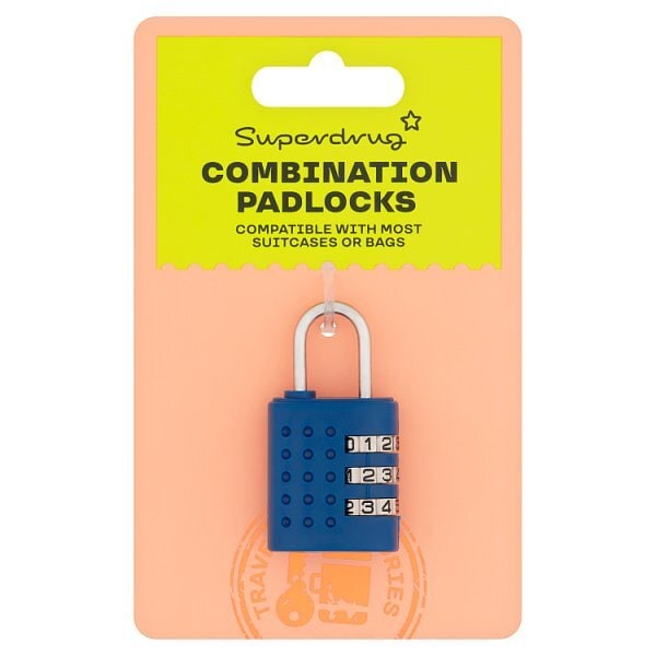 Superdrug Combination Padlock