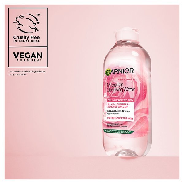 Garnier Micellar Rose Cleansing Water Makeup Remover Sens. Skin 400ml