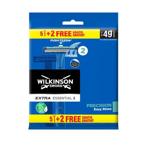 Wilkinson-Sword Extra 2 Essentials 5+2 Pack