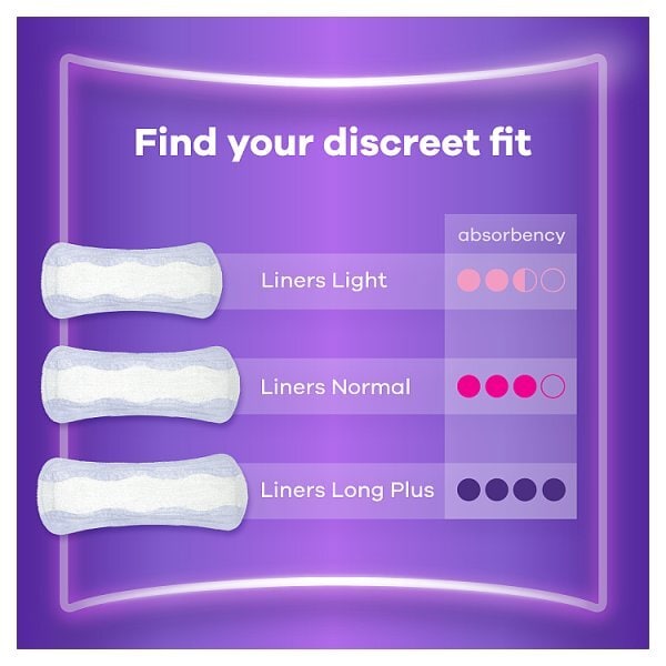 Always Discreet Incontinence Liners Normal 24