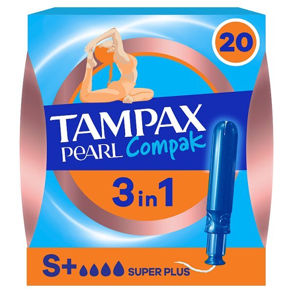 Tampax Compak Pearl Super Plus (20 Ct)