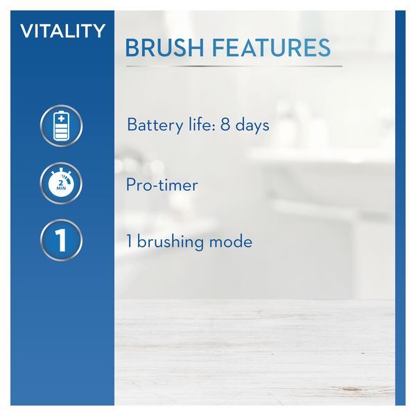 Oral-B Vitality Plus Cross Action Blue Electric Toothbrush