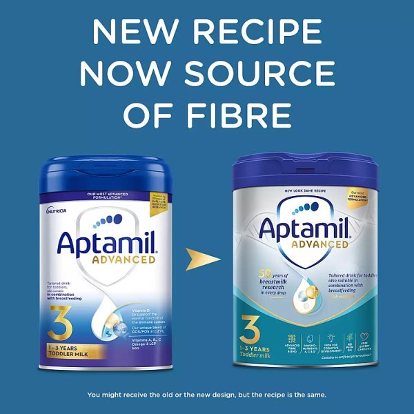 Aptamil 3 Advanced Toddler Milk Powder Formula 1-3 Yrs 800G