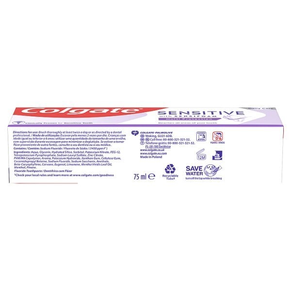 Colgate Sensitive Sensifoam Multi Protection Toothpaste 75ml