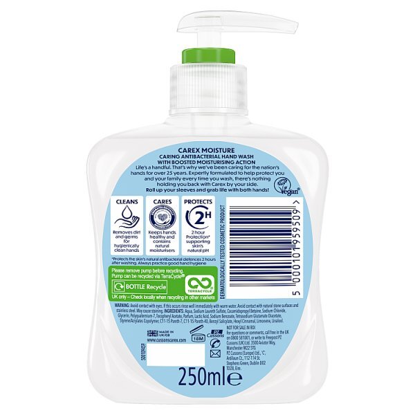 Carex Moisture Plus Antibacterial Hand Wash 250ml