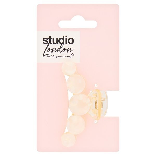 DNR Superdrug Studio London Cream Speckle Claw Clip