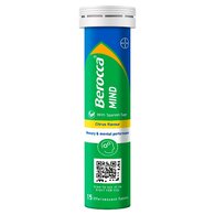 DNR Berocca Mind Citrus Flavour 15 Effervescent Tablets