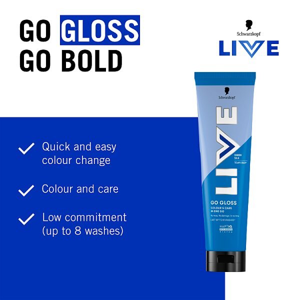 Schwarzkopf LIVE Sheer Silk Colour & Shine Hair Gloss