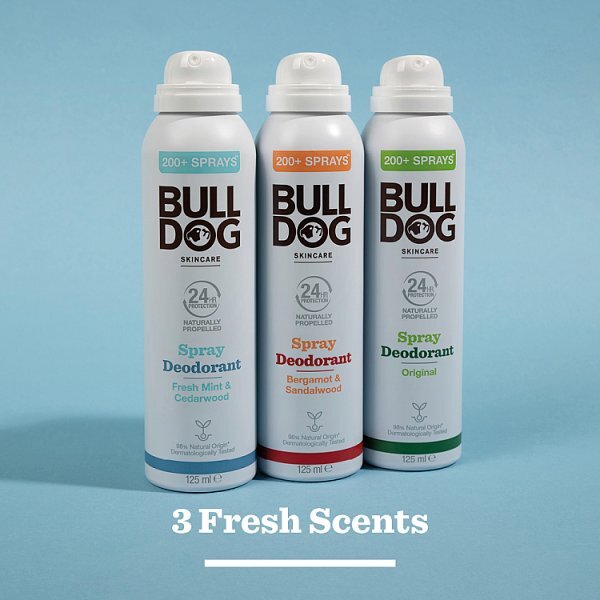 Bulldog Skincare  Fresh mint & Cedarwood Spray Deo 125ml