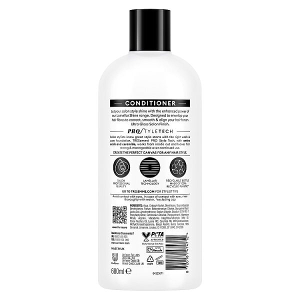 Tresemme Conditioner Lamellar Shine 680Ml