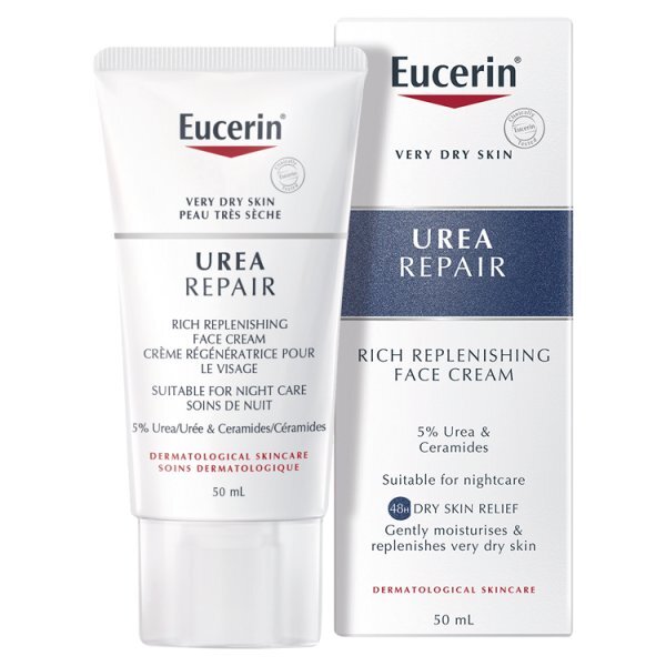 Eucerin Urea Repair Replenishing Face Night Cream 50ml