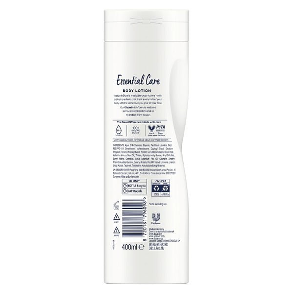 Dove Body Love Essential Care Body Lotion 400 ml