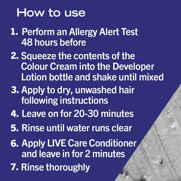 LIVE UrbanMetallics Permanent Silver Hair Dye MetallicSilver