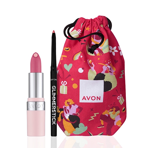 Avon Hydramatic Pink Lipstick Gift Set