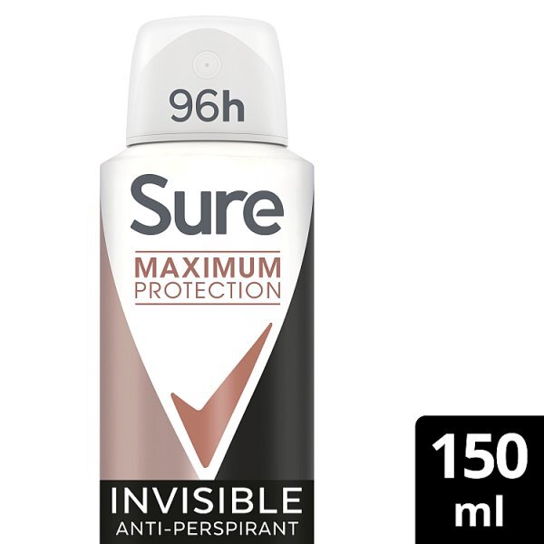 Sure Maximum Protection Invisible Anti-Perspirant Aerosol 150 ml