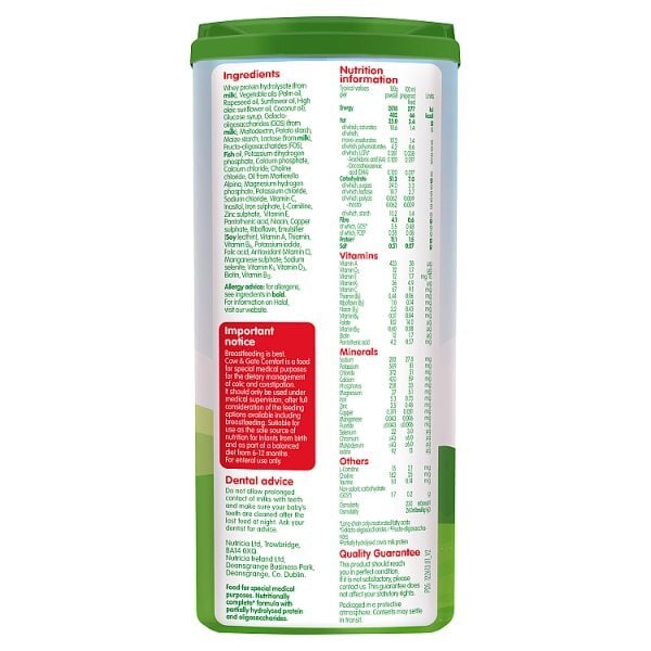 Cow & Gate Comfort Milk Powder From Birth 800g