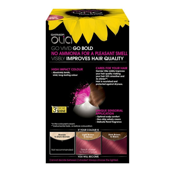 Garnier Olia Bold 7.22 Deep Rose Permanent Hair Dye
