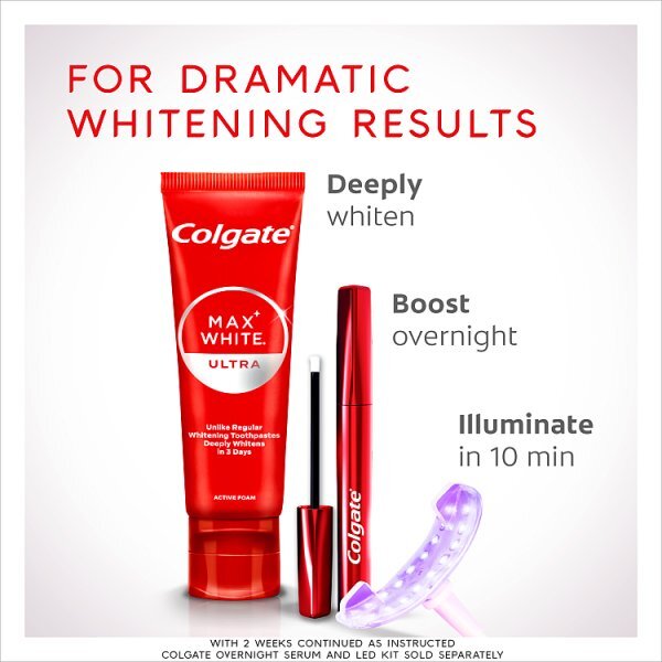 Colgate Max Ultra Active Foam Whitening Toothpaste 75Ml